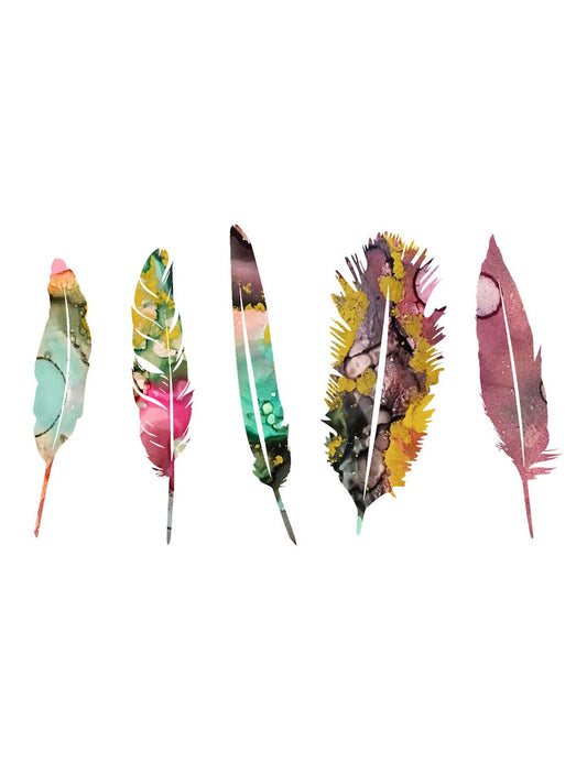 Katy J Designs Set of Feathers