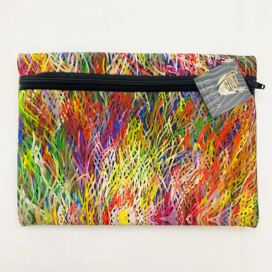 Utopia Zipped Case - Barbara Weir Grass Seed Dreaming 219