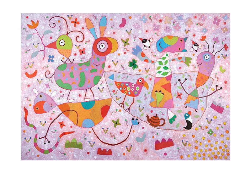 Michael Leunig Print - The Arrival of Spring