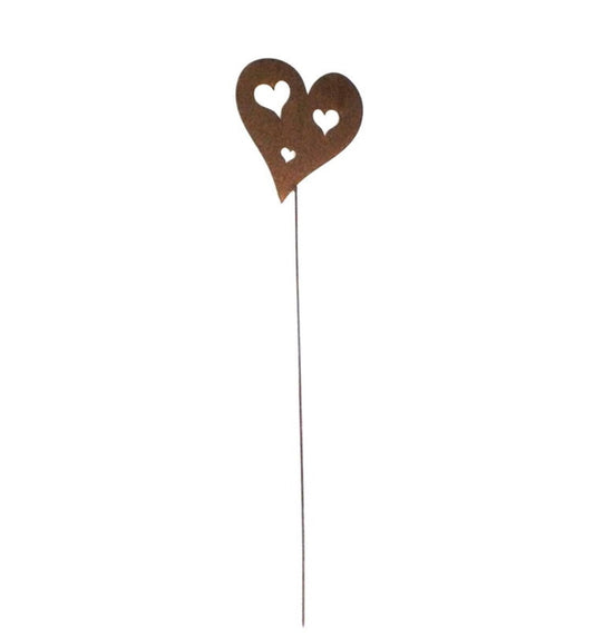 Overwrought Large Heart Stake