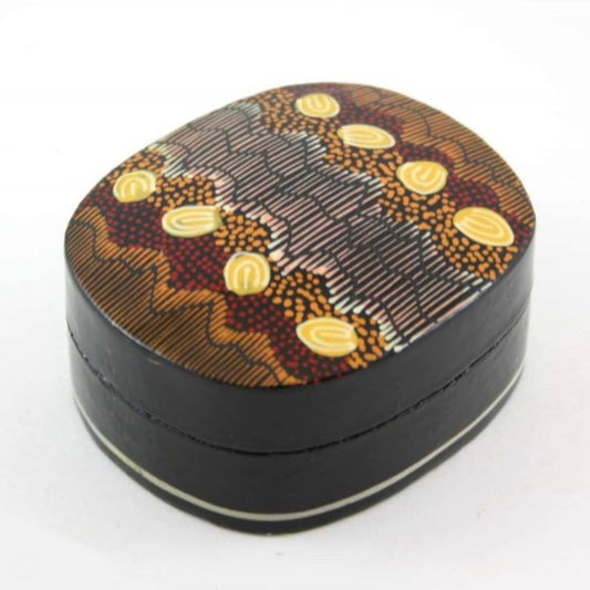 Better World Arts Lacquerware Box - Artist Damien and Yilpi Marks #3