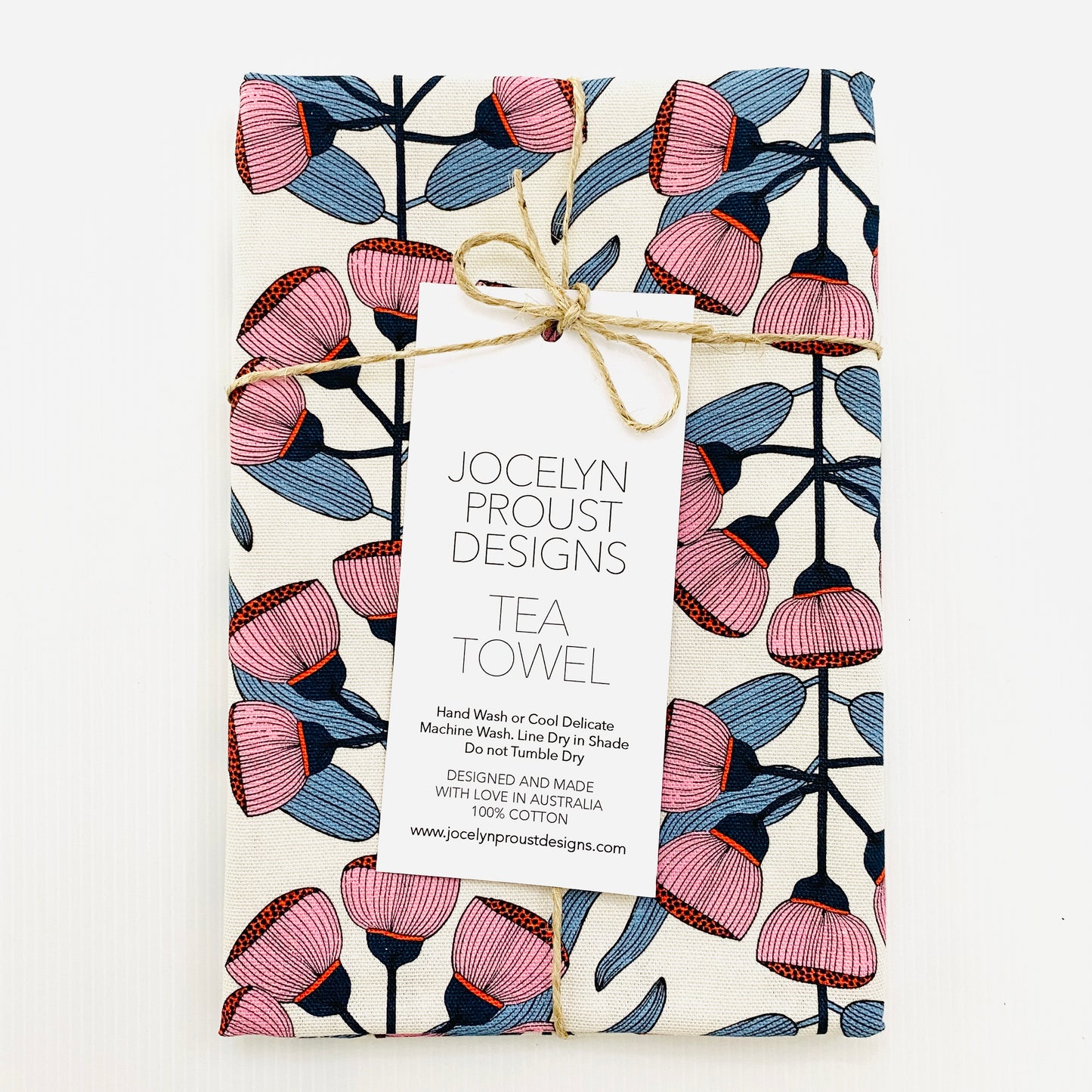 Jocelyn Proust Designs Tea Towel Gum Blossoms