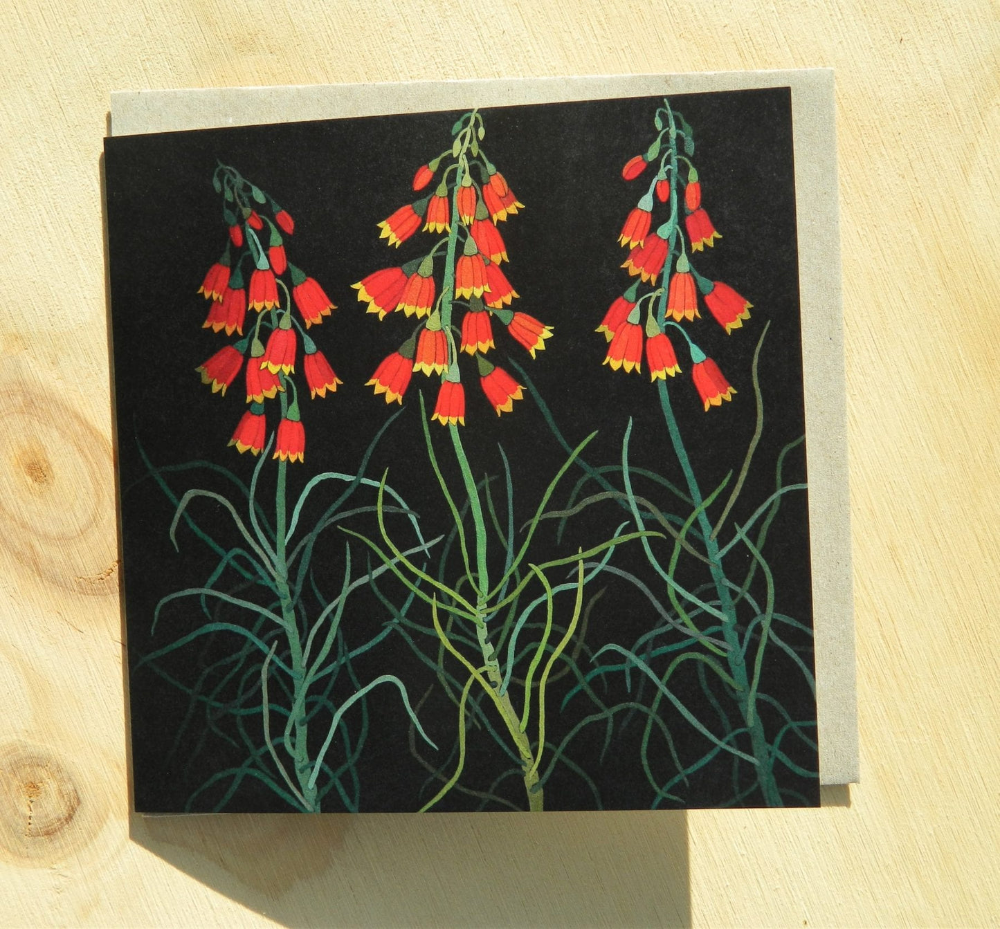 Flowers In Your Hair Card - Three Christmas Bells