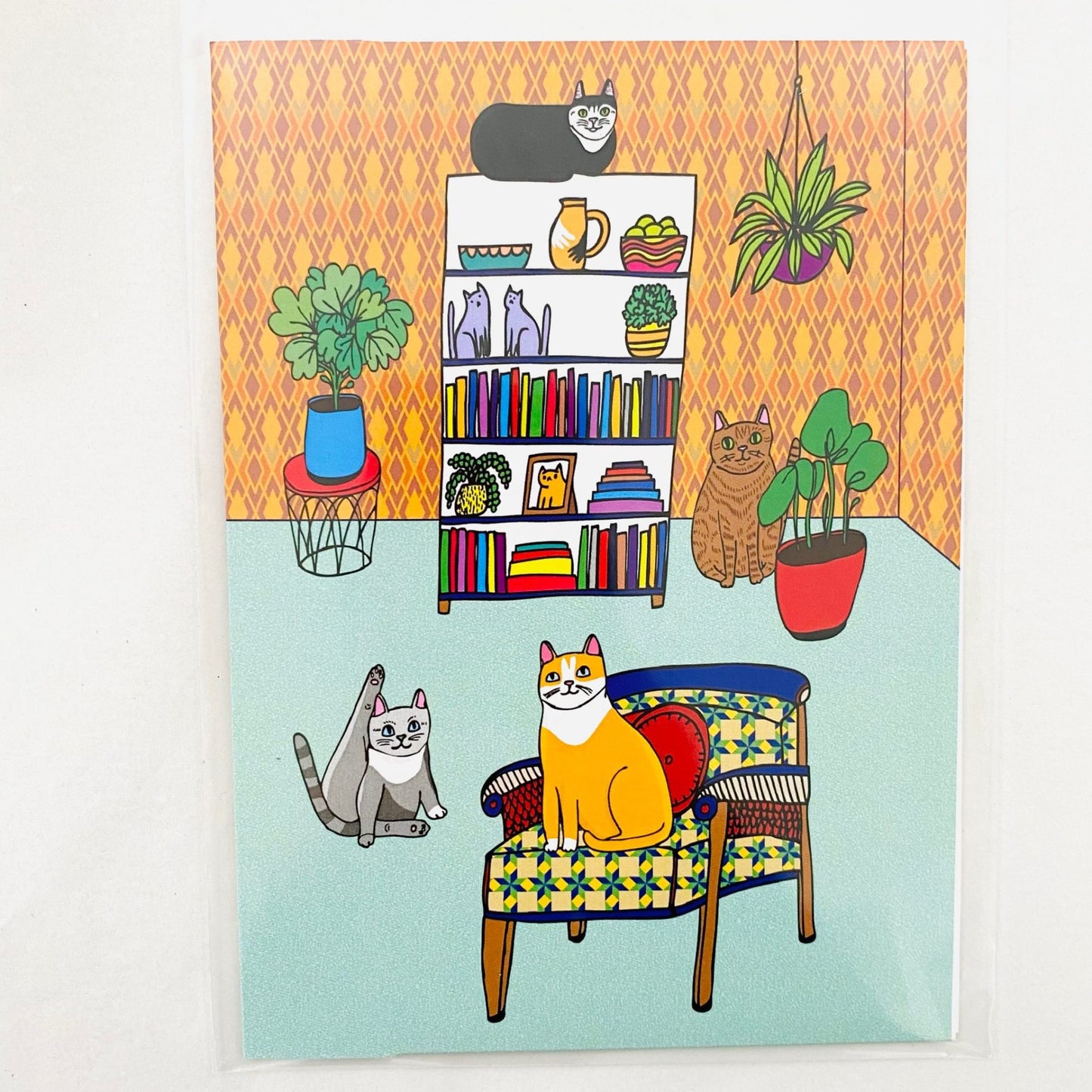 Able and Game Microfibre Cloth Cats Living Room