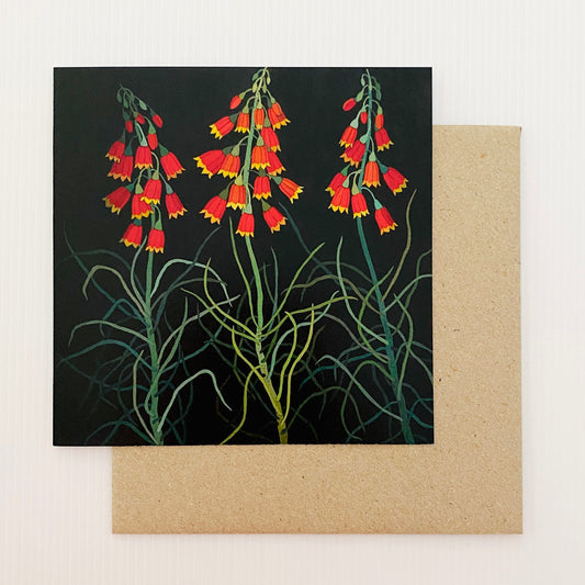 Flowers In Your Hair Card - Three Christmas Bells