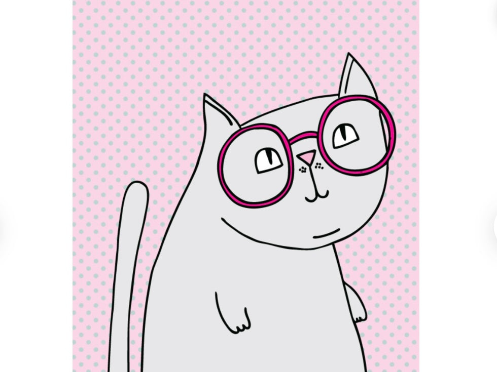 Able & Game Microfibre Cloth - Kitty Glasses