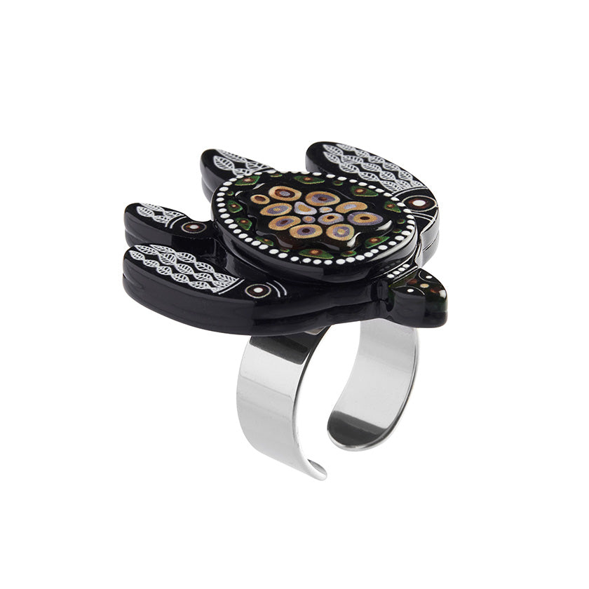 Erstwilder x Melanie Hava The Turtle ‘Bungadu’ Ring