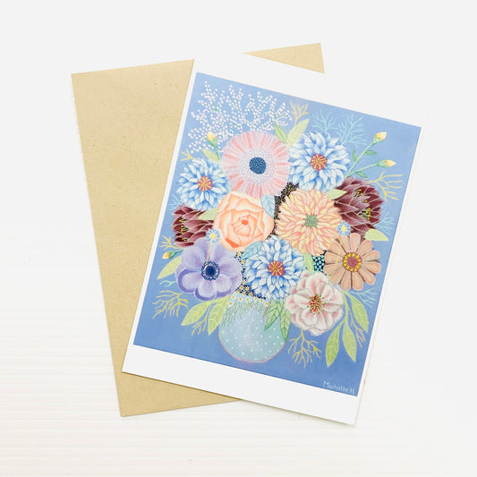 Michelle Hosking Postcard Floral Deep