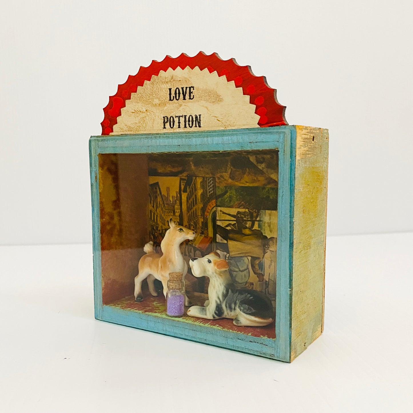 David Archer Wall Art Love Potion Horse and Dog