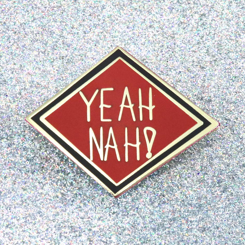 Jubly-Umph Lapel Pin Yeah Nah!