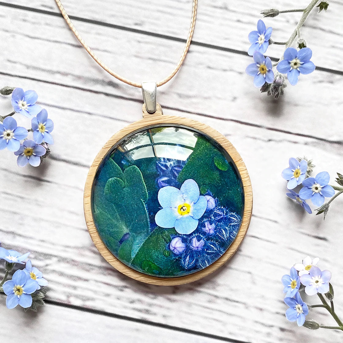 Myrtle & Me Pendant Forget Me Not