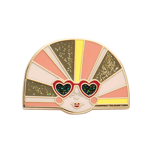 Erstwilder x Laura Blythman Groovy U.V. Enamel Pin