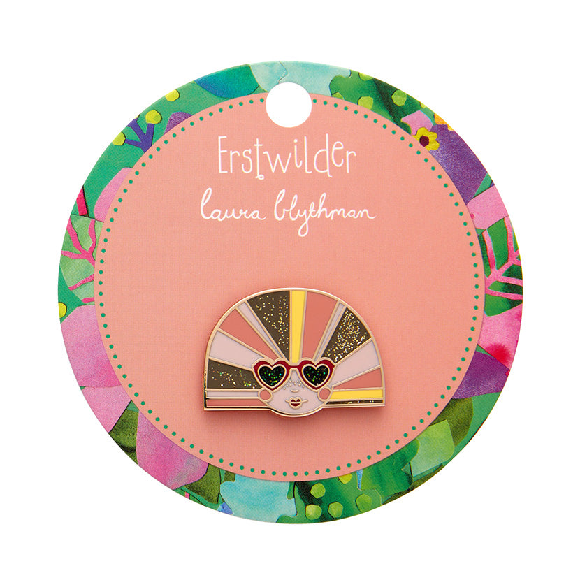 Erstwilder x Laura Blythman Groovy U.V. Enamel Pin