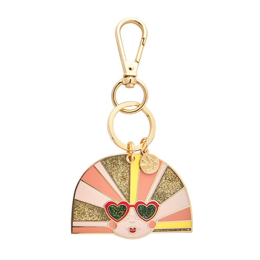 Erstwilder x Laura Blythman Groovy U.V. Enamel Key Ring