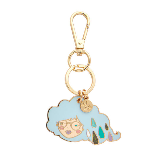 Erstwilder x Laura Blythman Lainey the Rainy Enamel Key Ring