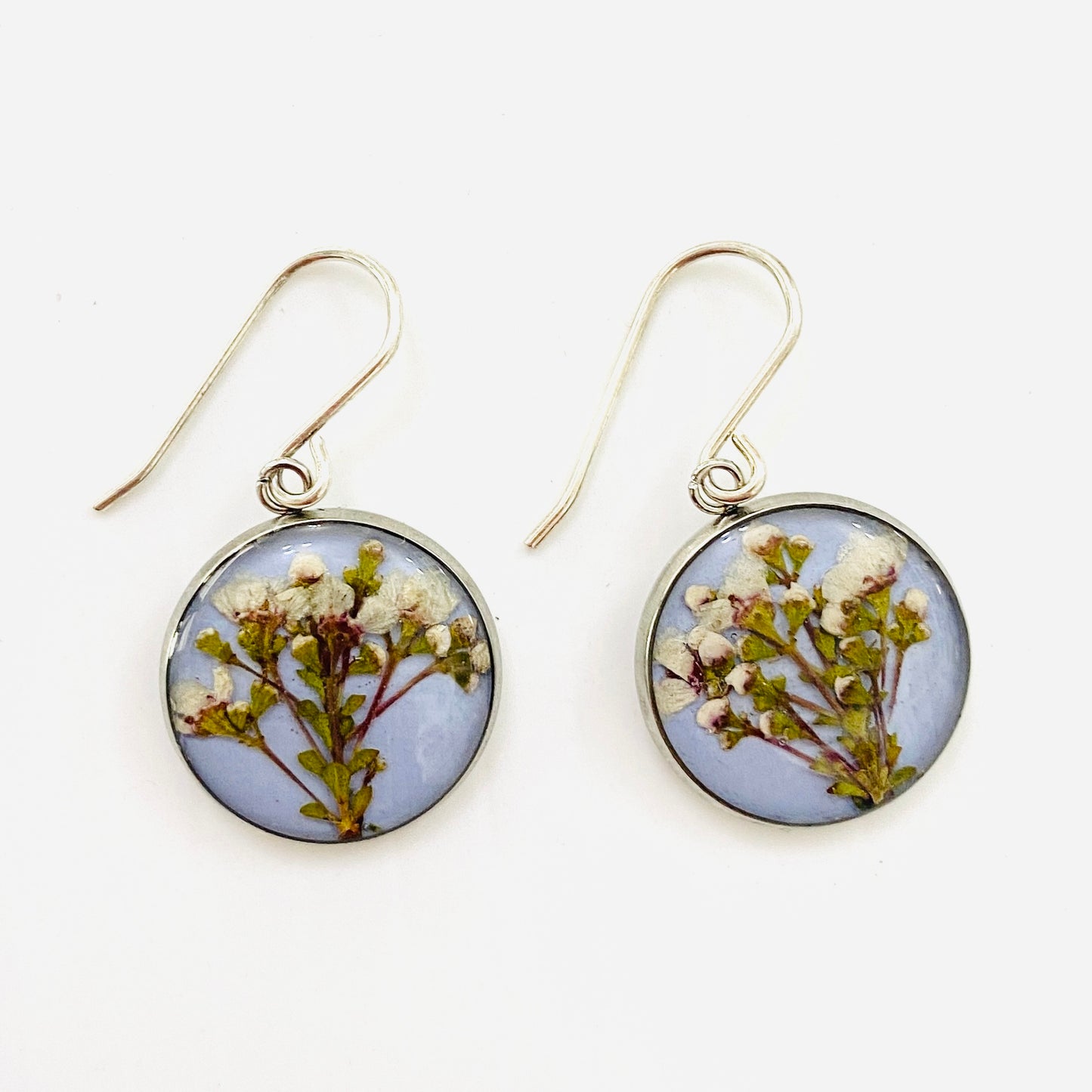 Flowers In Your Hair Medium Drop Earrings - Wildflower Cloudy