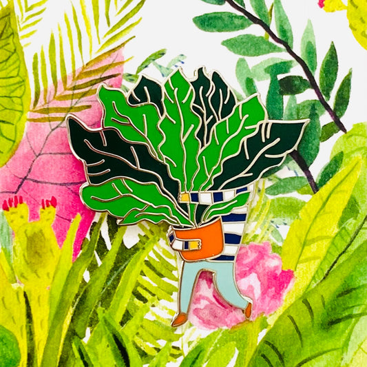 Surfing Sloth Enamel Pin - Crazy Plant Lady