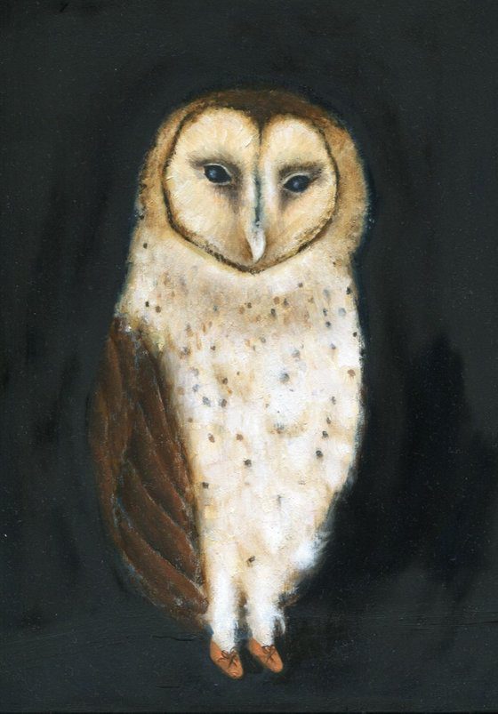 Elliott My Dear - Fine Art Print, Masked Owl