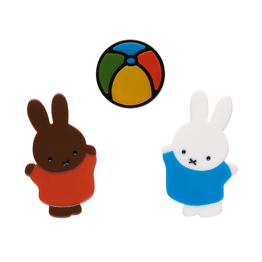 Erstwilder Miffy And Melanie Mini Brooch Set