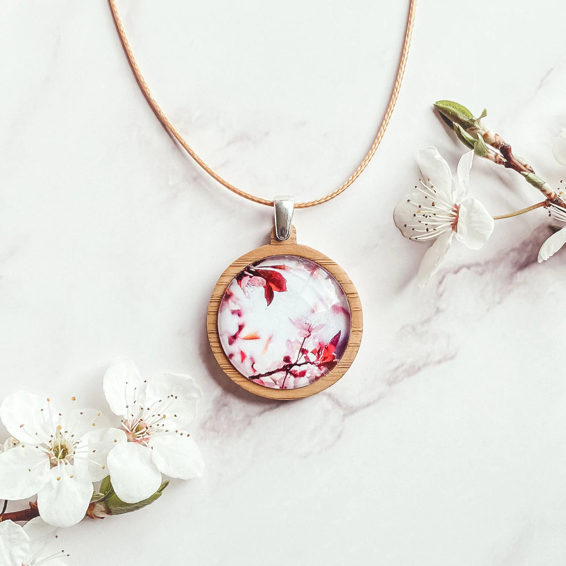 Myrtle & Me Pendant Spring Blossom Pink