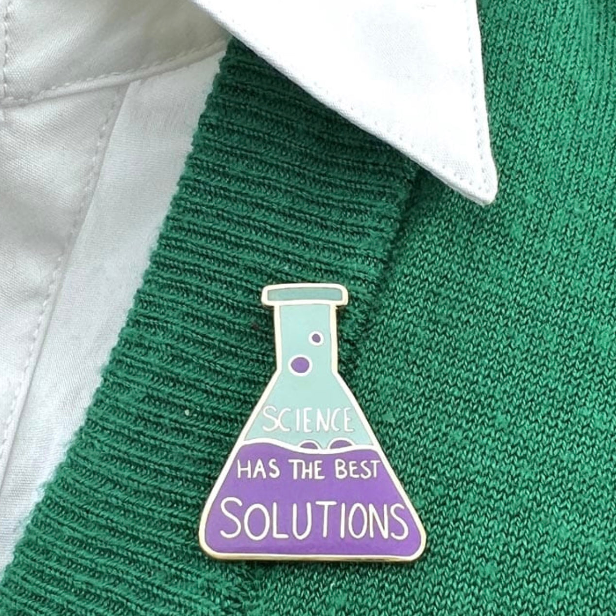 Jubly-Umph Lapel Pin Science Has The Best Solutions
