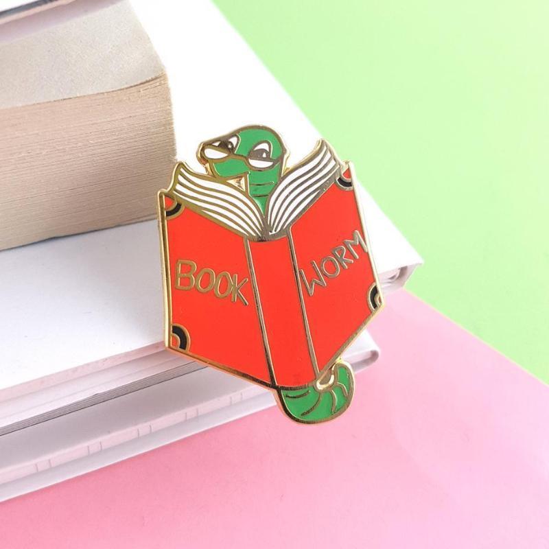 Jubly-Umph Lapel Pin Bookworm