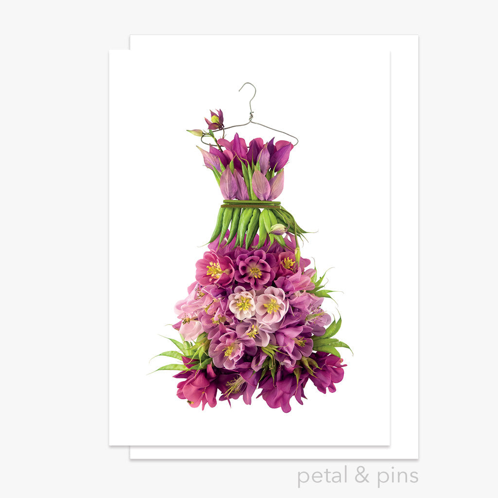 Petal & Pins Card Aquilegia Dress