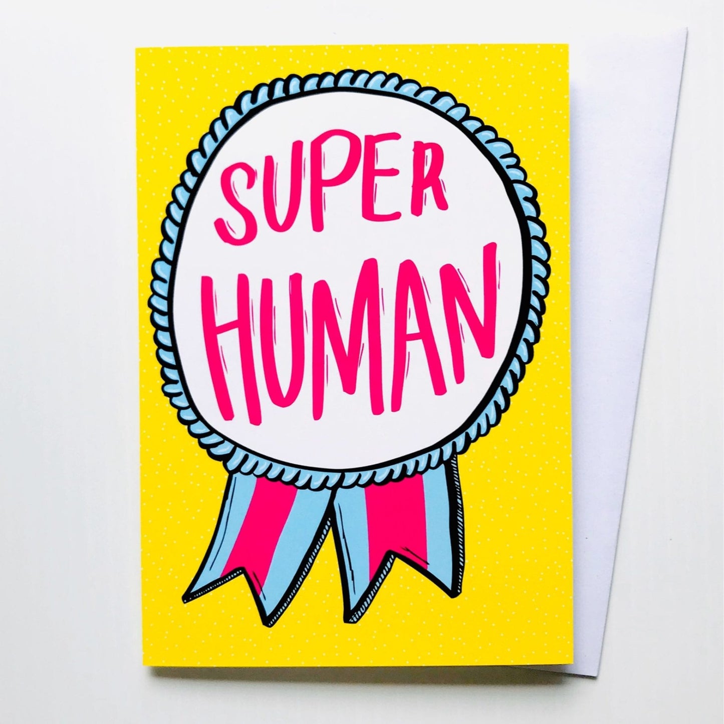 Able and Game Card Super Human Ribbon