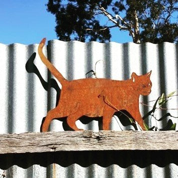 Overwrought Cat on the Fence