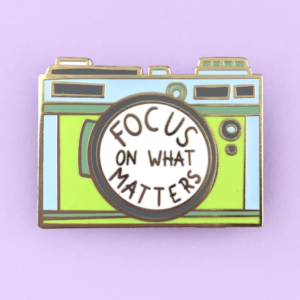 Jubly-Umph Lapel Pin Focus On What Matters