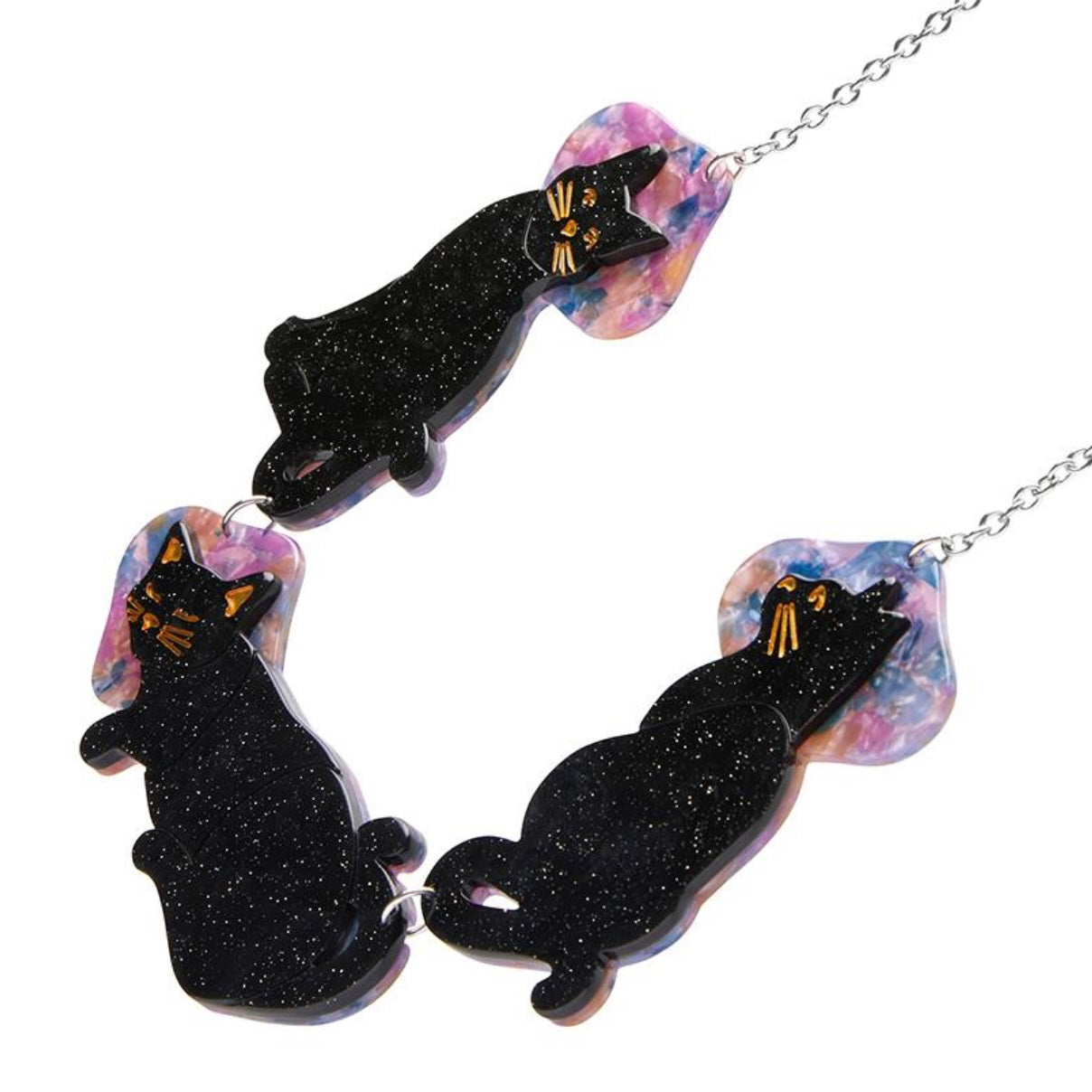 Erstwilder La Belle Epoque - Le Chat Miaule Necklace