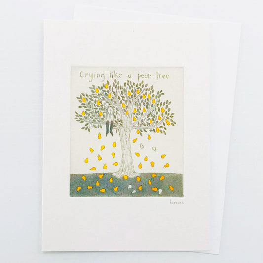 Judy Horacek Card Pear Tree