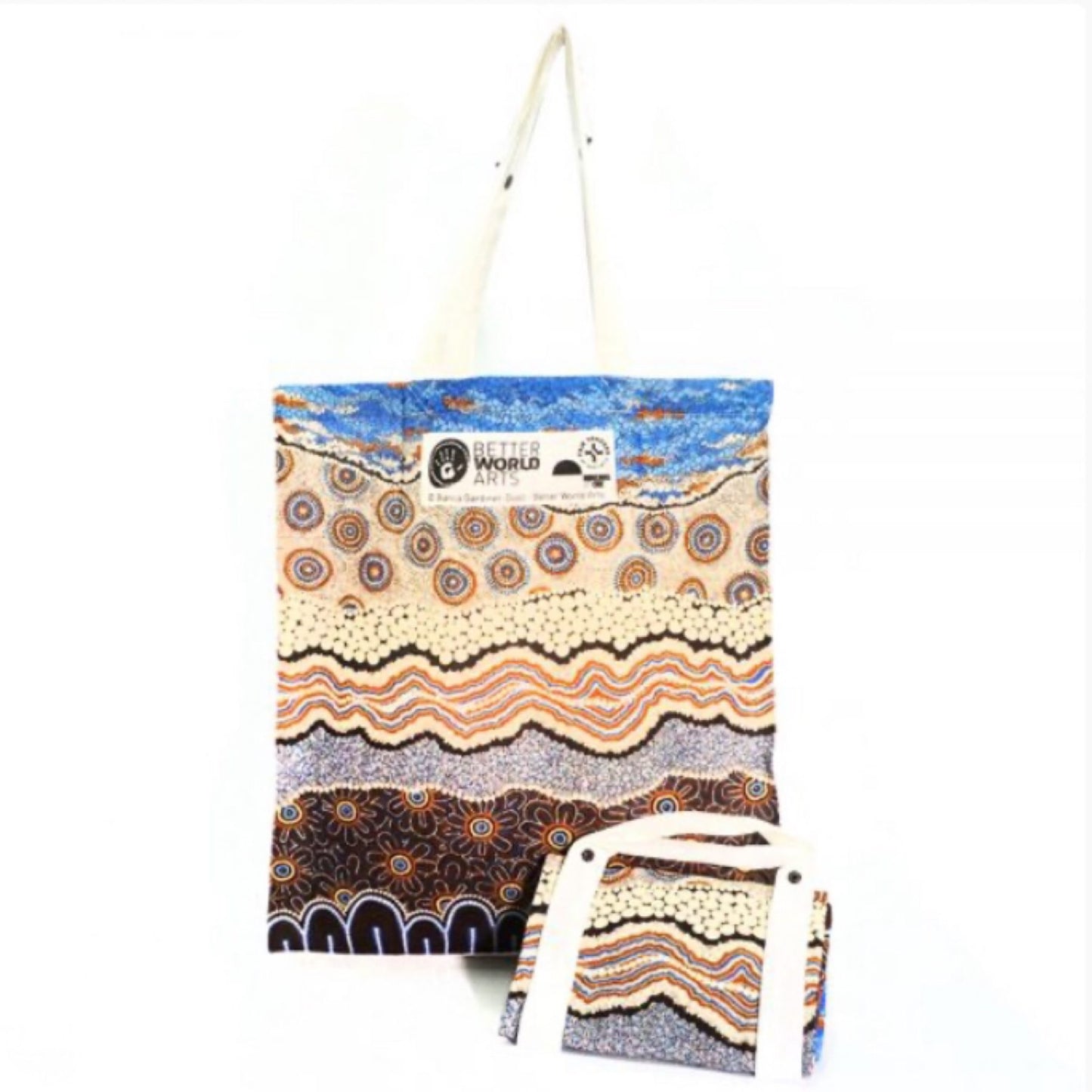 Better World Arts Foldable Cotton Bag - Artist Bianca Gardiner-Dodd
