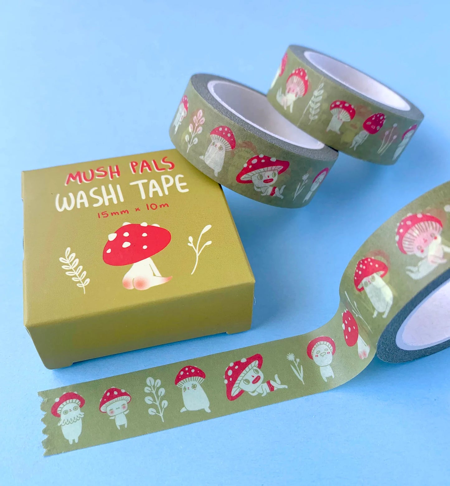 Hannakin Washi Tape Mush Pals Mustard