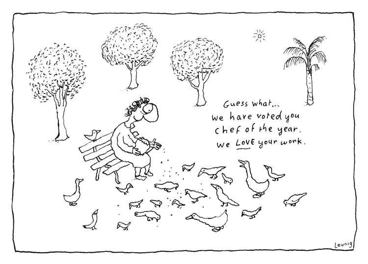 Michael Leunig Card Chef Of The Year