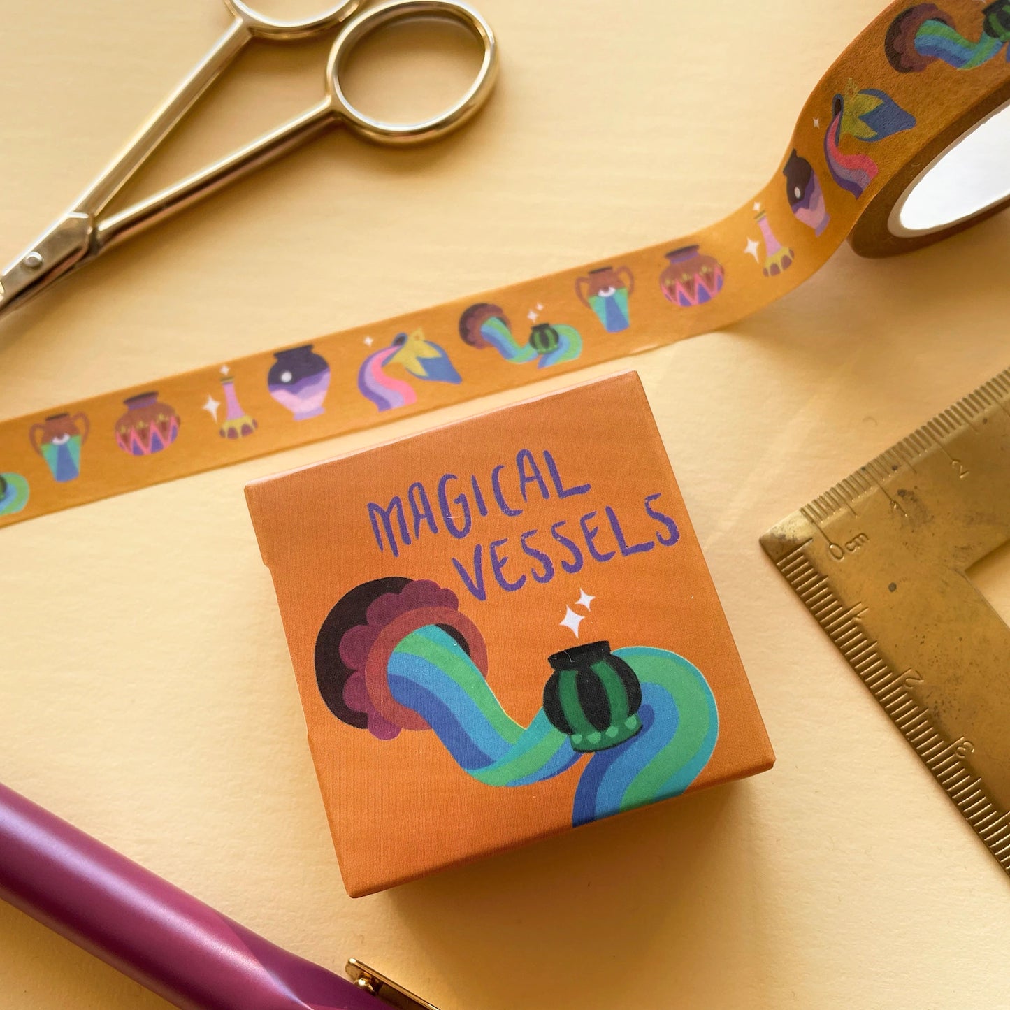 Ashlea Bechaz Washi Tape - Magical Vessels