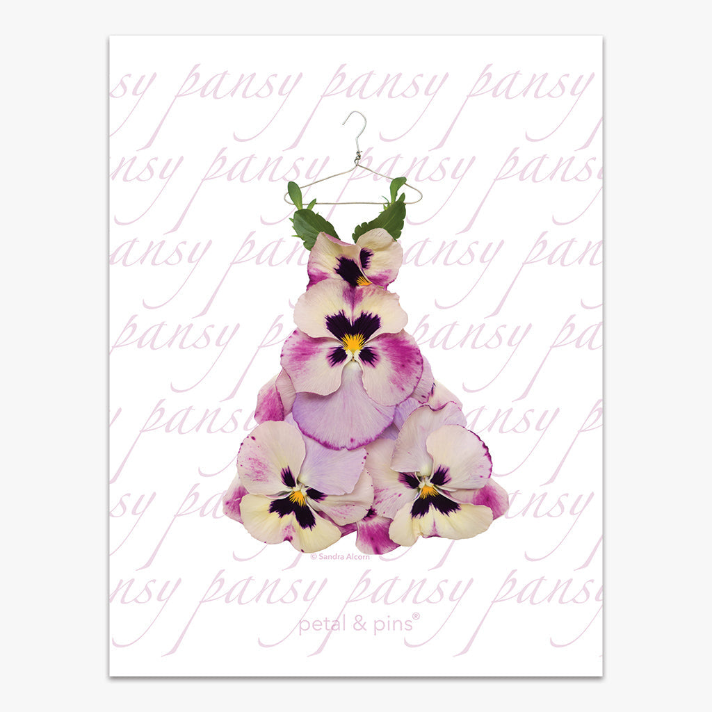 Petal & Pins Tea Towel Pansy Dress