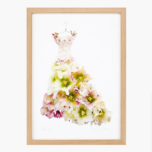 Petal & Pins Print Springtime Dress