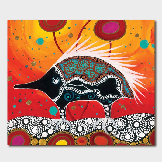 Melanie Hava Card Ambling Echidnas