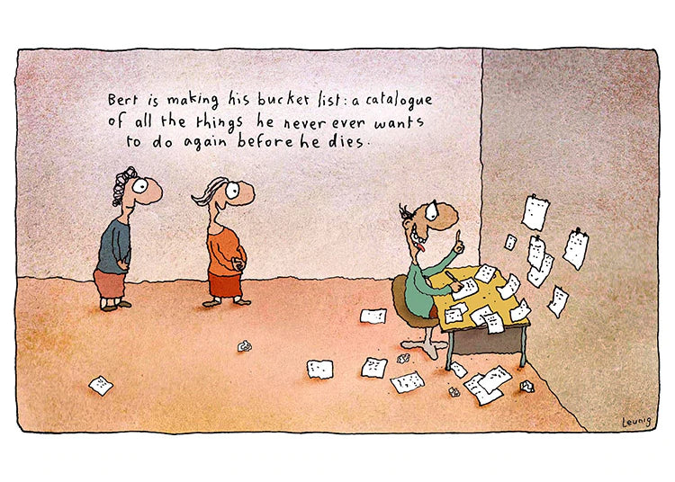 Michael Leunig Card Bucket List