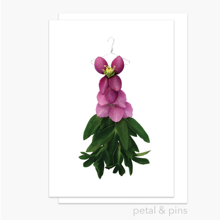 Petal & Pins Card Hellebore Fishtail Dress
