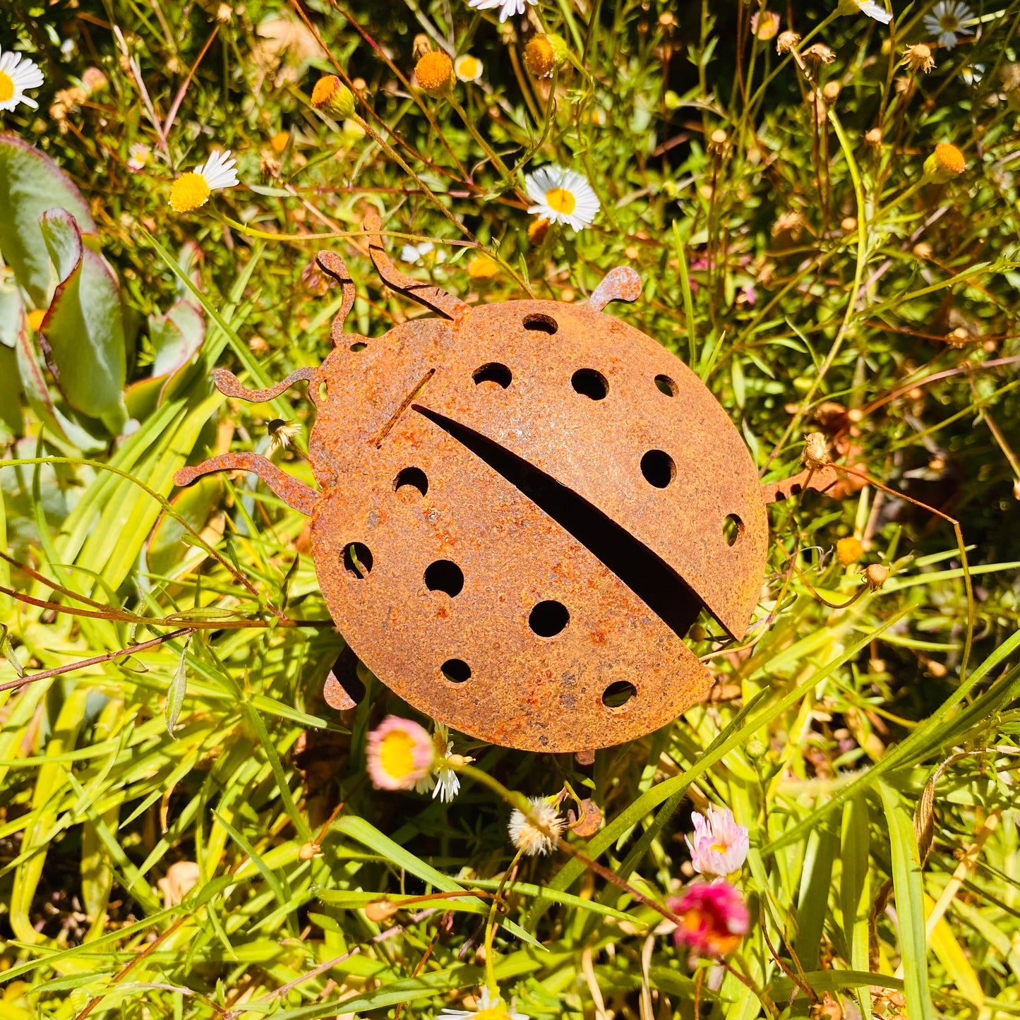 Overwrought Ladybug Stake