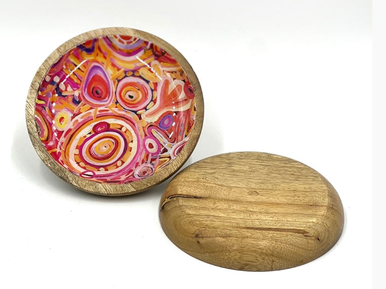 Better World Arts - Round Wood Trinket Dish, Cedric Varcoe