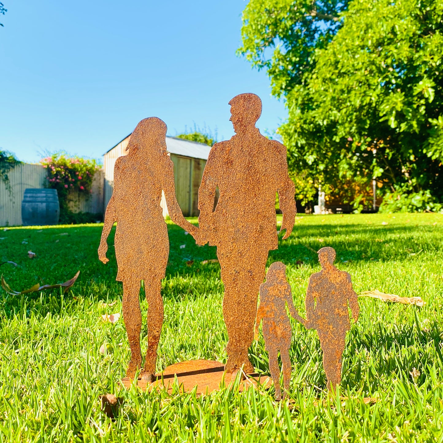 Overwrought Couple Walking