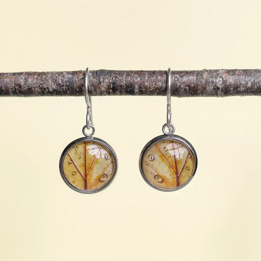 Myrtle & Me Drop Earrings Autumn Leaf