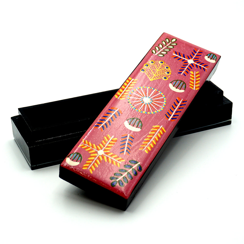 Better World Arts - Lacquerware Pencil Box, Rosie Ross