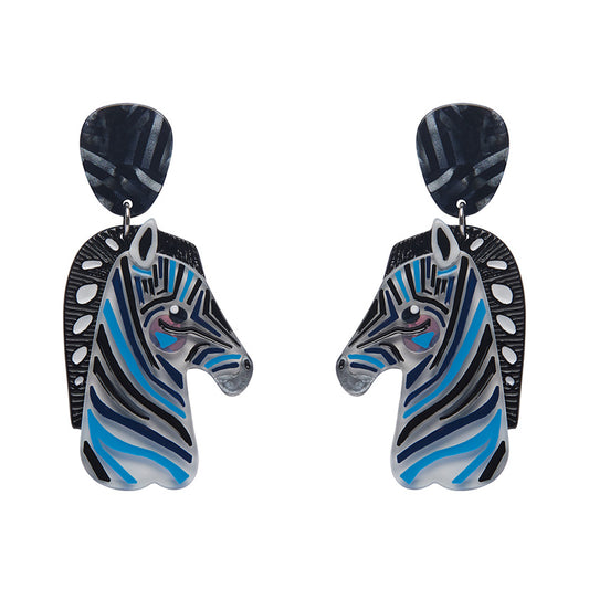 Erstwilder The Zealous Zebra Earrings