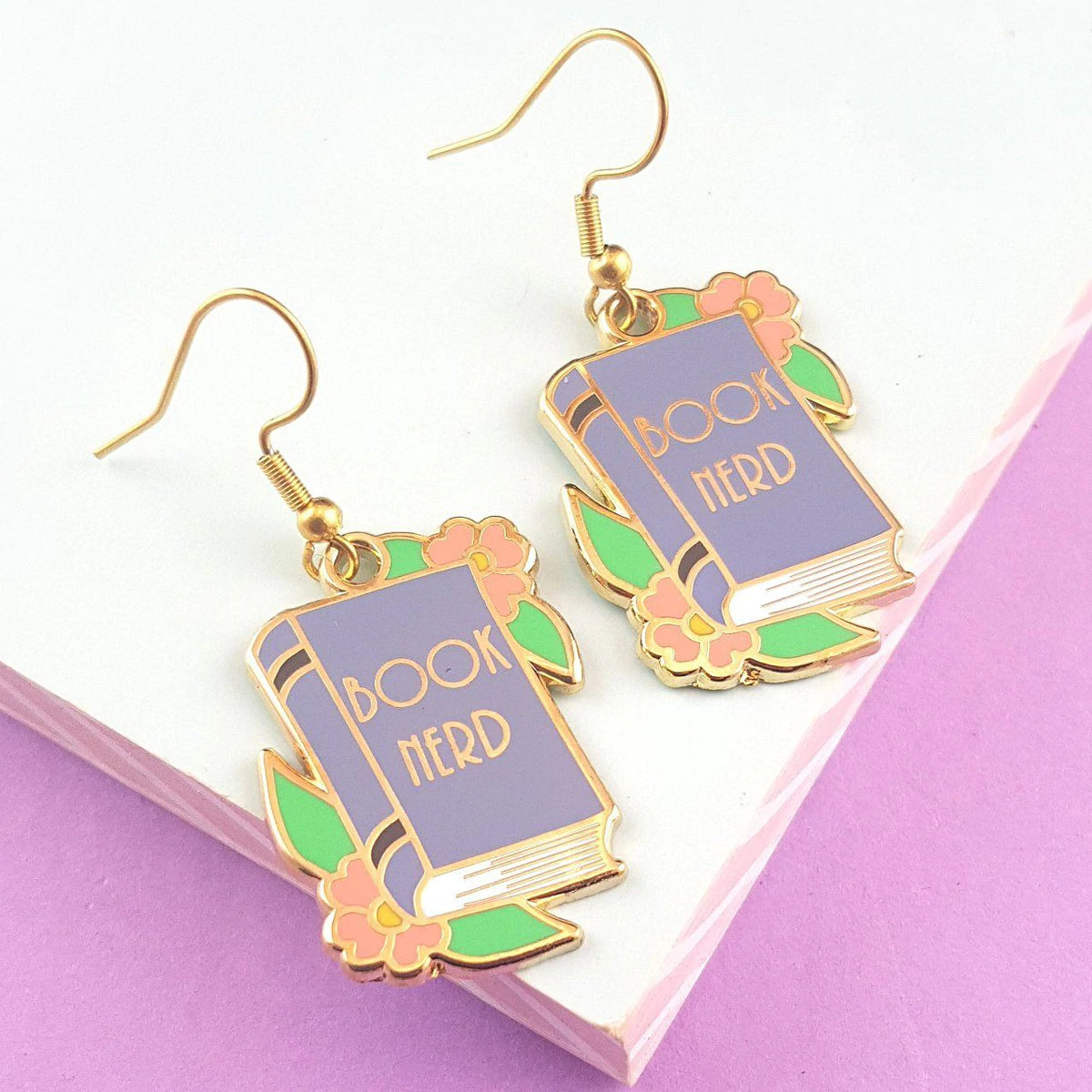 Jubly-Umph Earrings Book Nerd