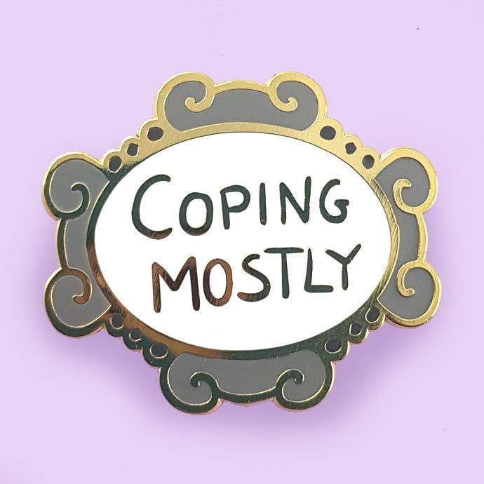Jubly-Umph Lapel Pin Coping Mostly