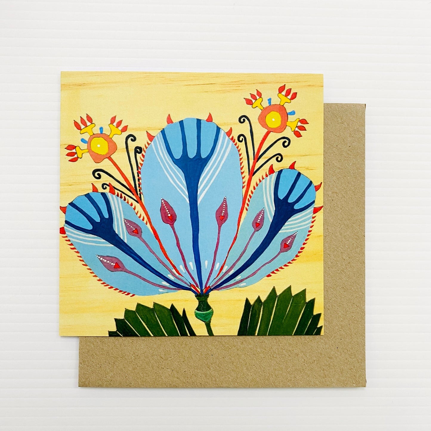 Flowers In Your Hair Card - Boo Hoo Flower